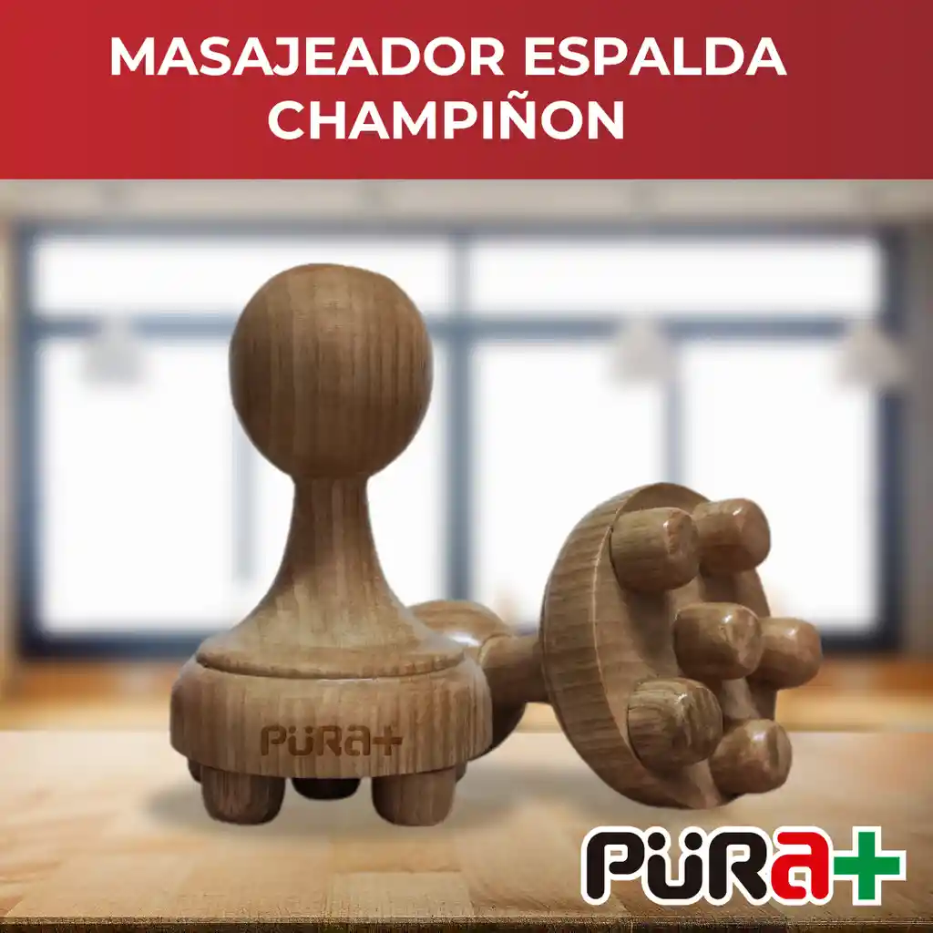 Maderoterapia Masajeador Espalda Champiñon