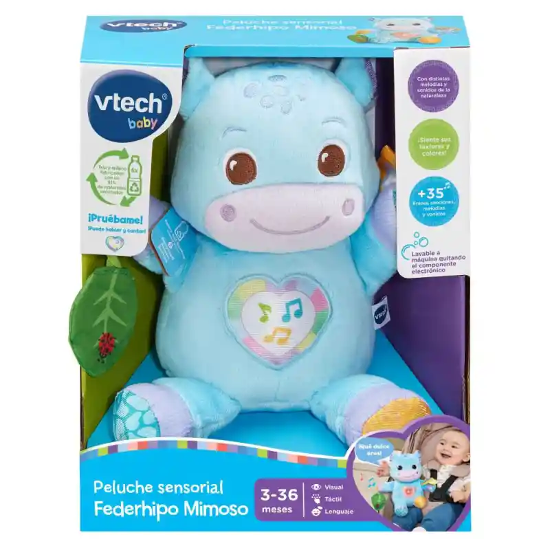 Juguete Estimulación Hipopótamo Mimoso Para Bebés