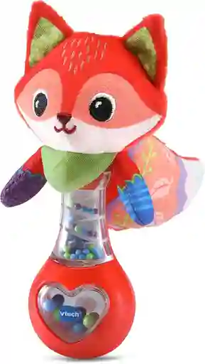 Juguete Estimulación Sonajero Zorro Para Bebés