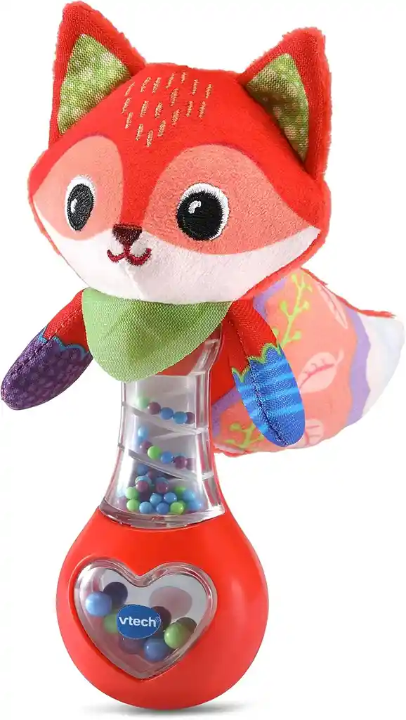 Juguete Estimulación Sonajero Zorro Para Bebés