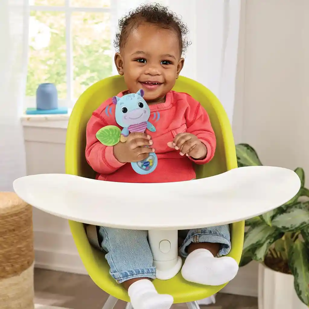 Juguete Estimulación Sonajero Hipopótamo Para Bebés