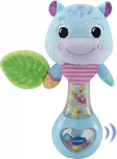 Juguete Estimulación Sonajero Hipopótamo Para Bebés
