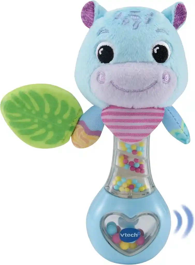 Juguete Estimulación Sonajero Hipopótamo Para Bebés