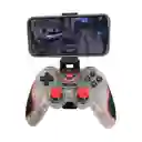 Control Bluetooth X3 Transperente + Soporte Para Celular Y Pc