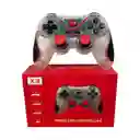 Control Bluetooth X3 Transperente + Soporte Para Celular Y Pc