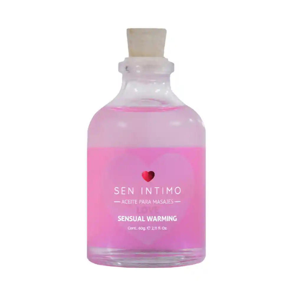 Sen Intimo Aceite De Masajes Sensual Warming Love 60 Ml