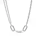 Collar De Cadena Pandora Eslabones Dobles 392303c00 Plata 925 - 45cm