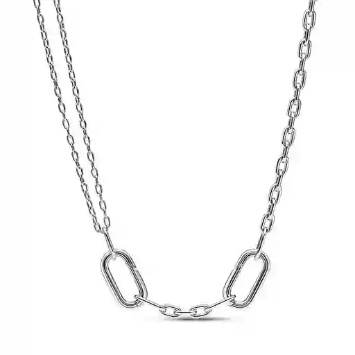 Collar De Cadena Pandora Eslabones Dobles 392303c00 Plata 925 - 45cm