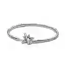 Pulsera Brazalete Pandora Con Barra En T Yestrella 592357c01 Plata 925 - 18cm