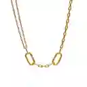Collar De Cadena Doble Pandora Con Eslabones 362303c00 Plata 925 - 45cm