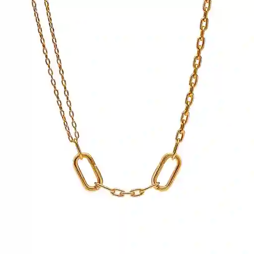 Collar De Cadena Doble Pandora Con Eslabones 362303c00 Plata 925 - 45cm