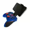 Control Bluetooth X3 Azul Cristal + Soporte Para Celular Y Pc