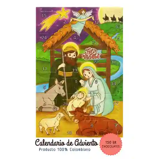 Calendario De Adviento Chocolates - Pesebre