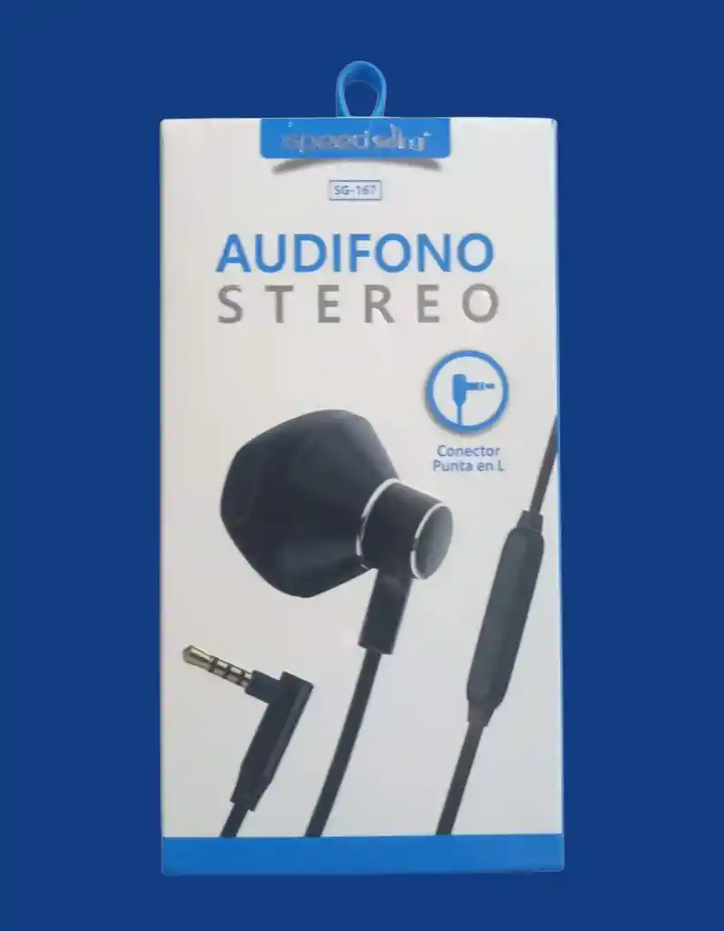 Audífono Stereo Speed Song Sg-167 Conector En L / Manos Libres