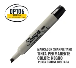 Marcador Permanente Sharpie Tank Negro