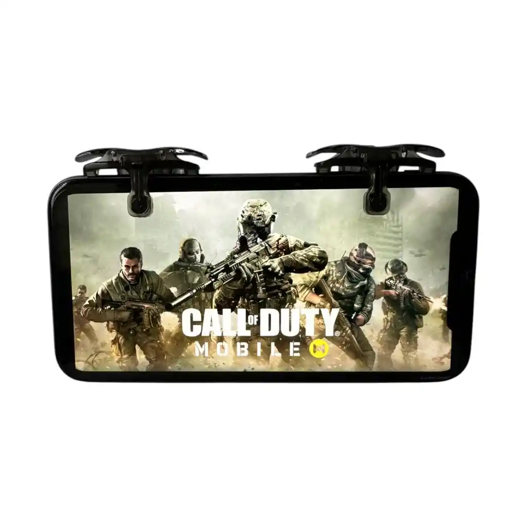 Gatillos Gamer Para Celular L R + 2 Pares De Dedales