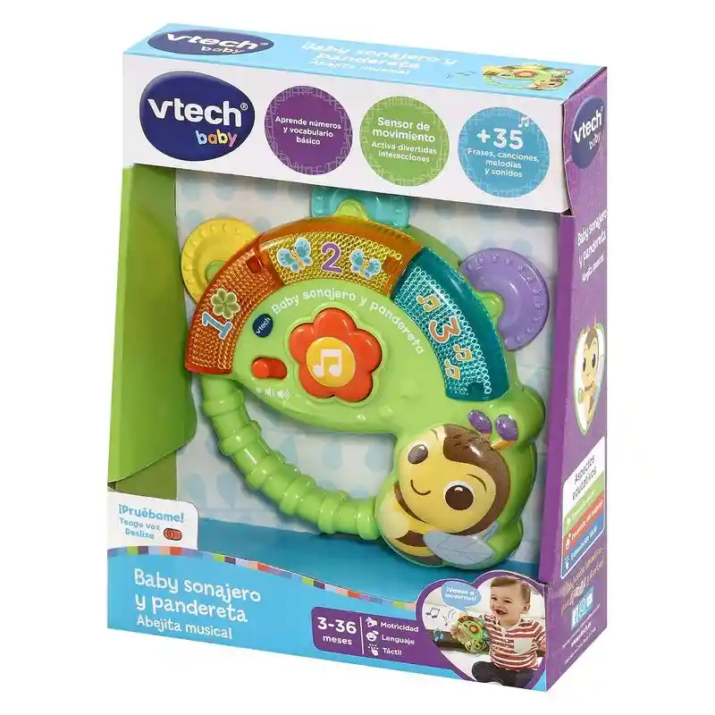 Juguete Estimulación Sonajero Abejita Para Bebés