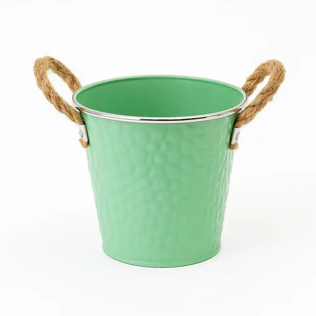 Maceta Metálica Decorativa