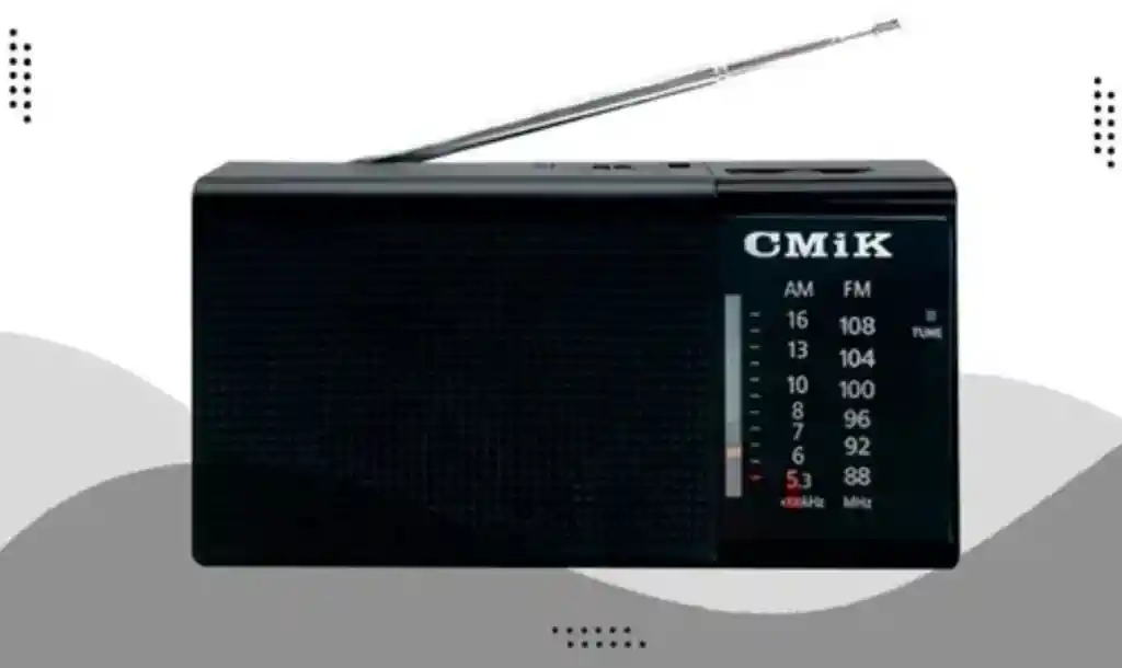 Radio De Mano Portátil Am - Fm Cmik Mk-141 Clásico