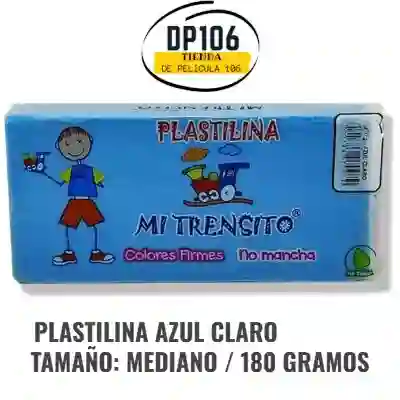 Plastilina Azul Claro 180 Gramos Mediana