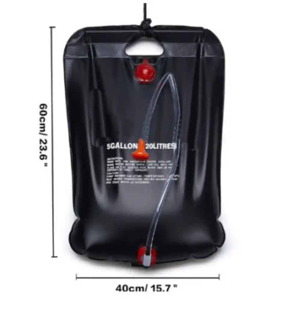 Bolsa De Ducha Solar Portátil 20 Litros Camping