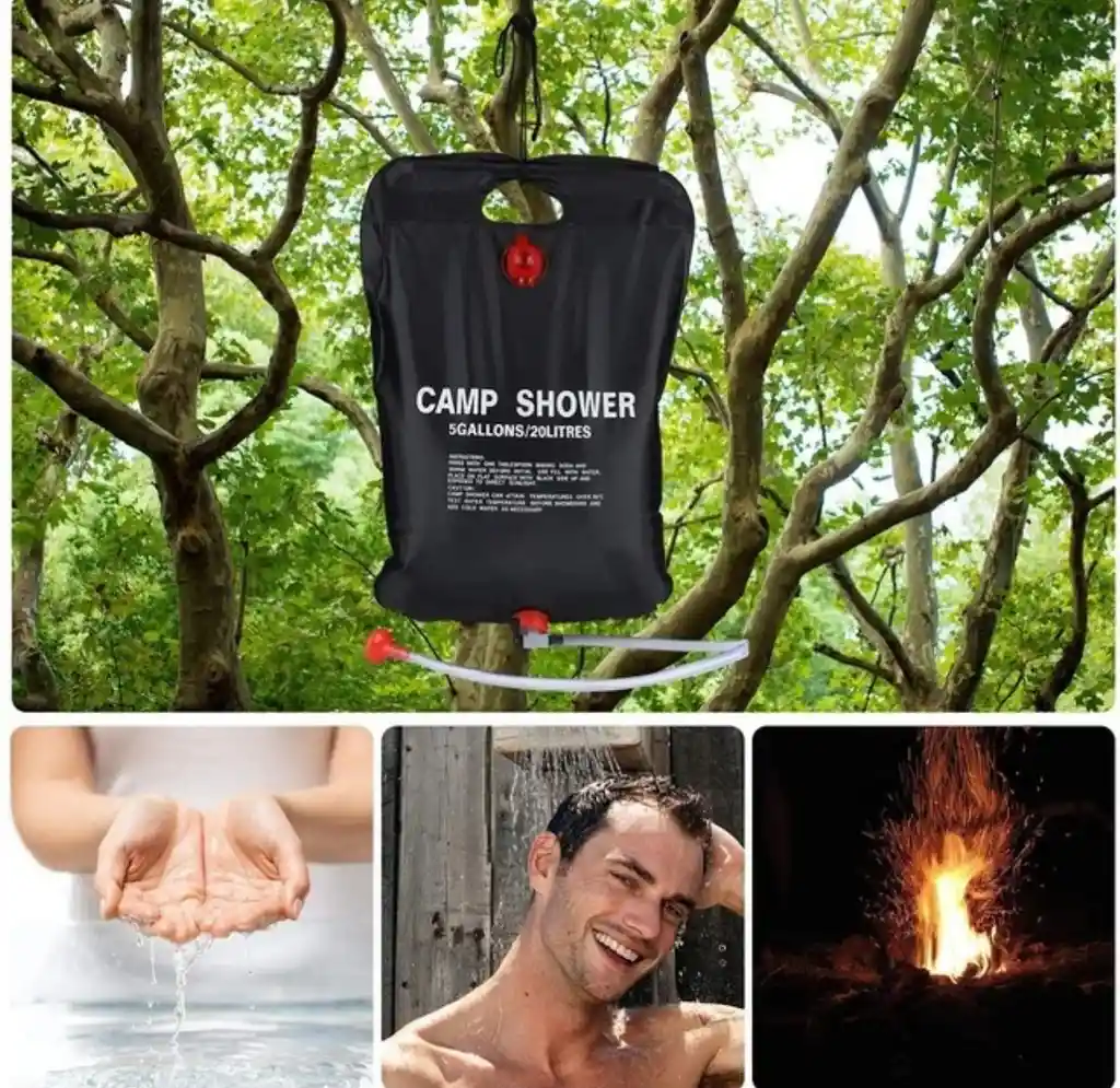 Bolsa De Ducha Solar Portátil 20 Litros Camping