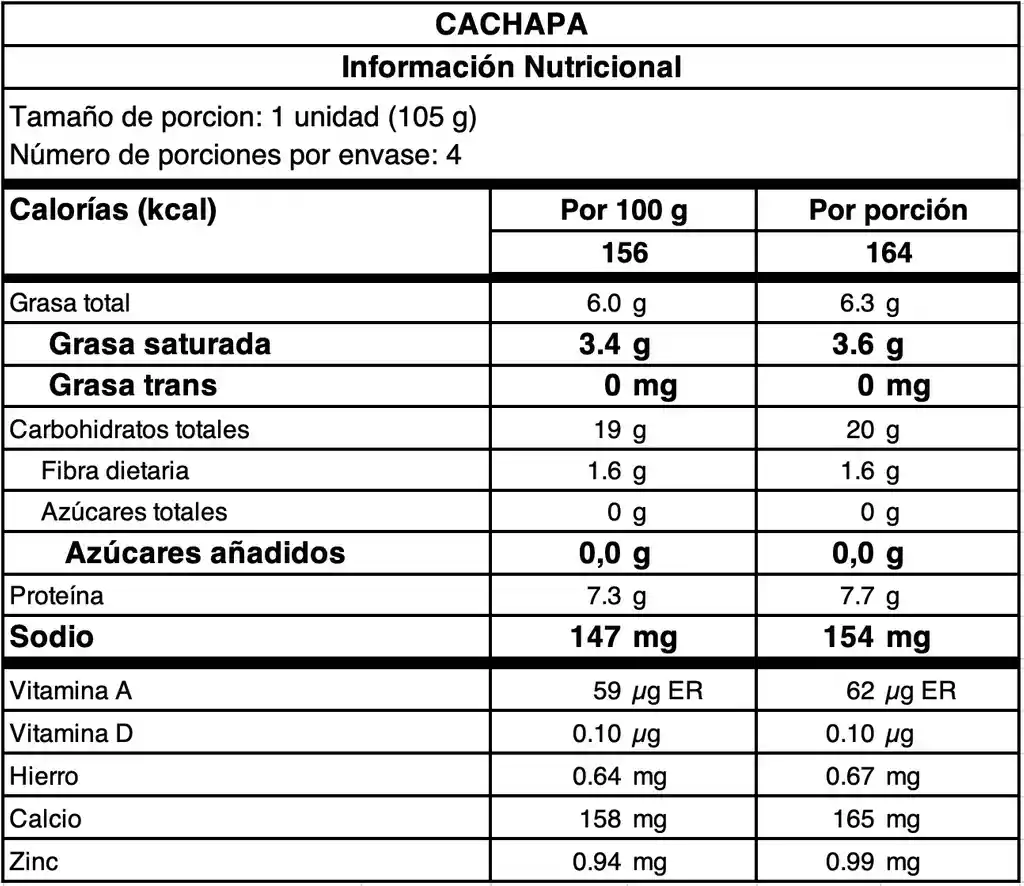 Arepas Cachapas X4