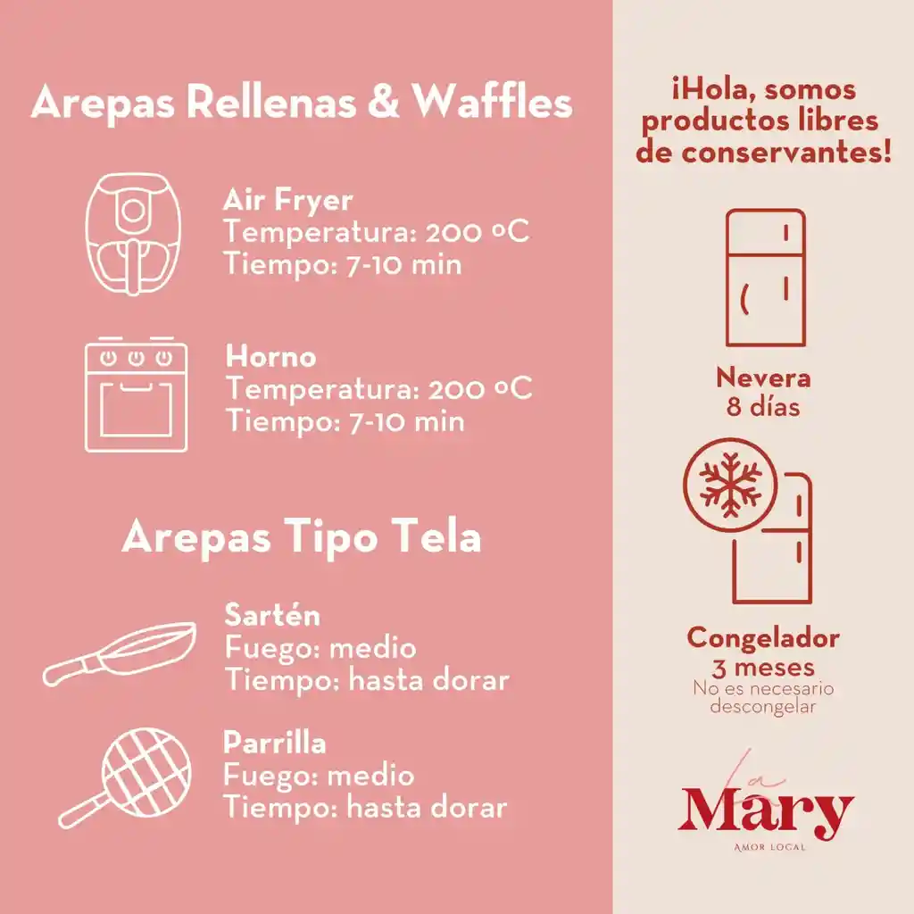 Arepas Cachapas X4