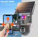 Camara Solar Doble Lente Panel Solar Bateria 8000ma