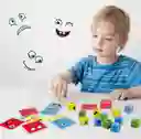 Juego Cubo Rubik Caritas Puzzle Face Cambio De Emociones Juguete Didáctico Niños Niñas