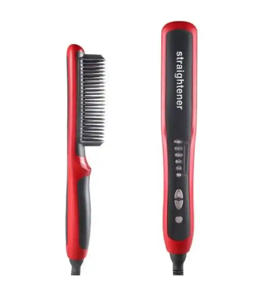 Plancha Cepillo Alisador Pelo Cabello Inalambrica 200 Grados
