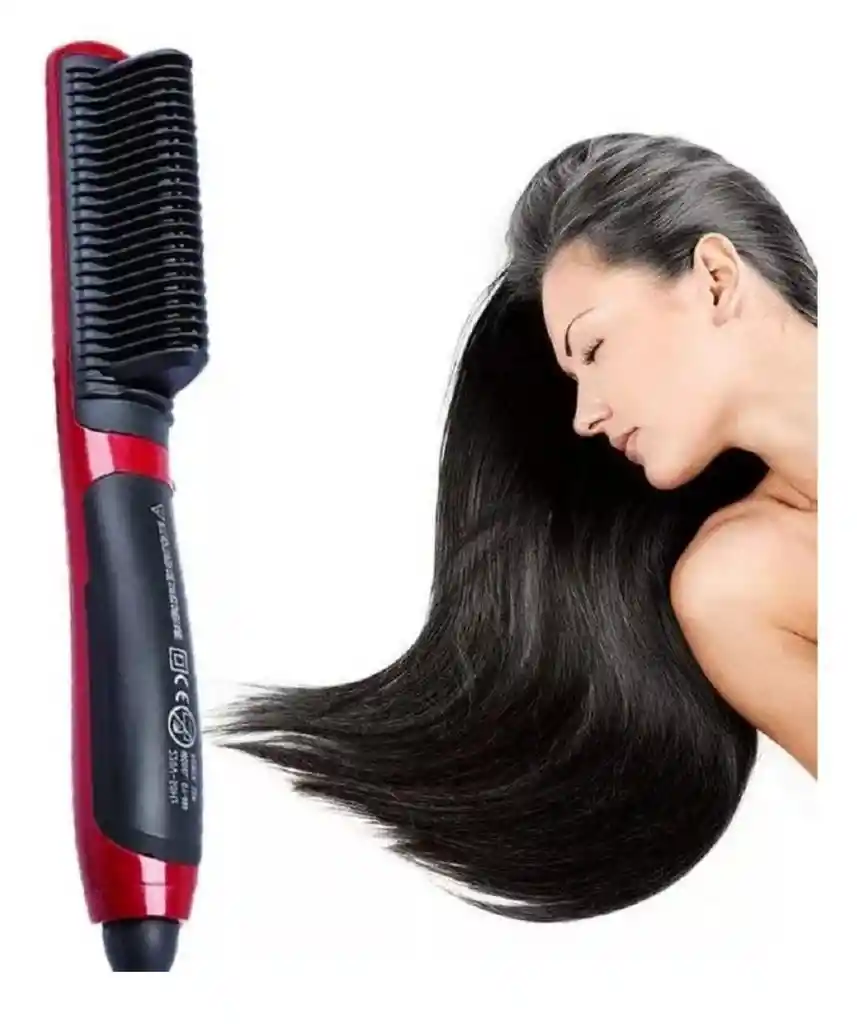 Plancha Cepillo Alisador Pelo Cabello Inalambrica 200 Grados