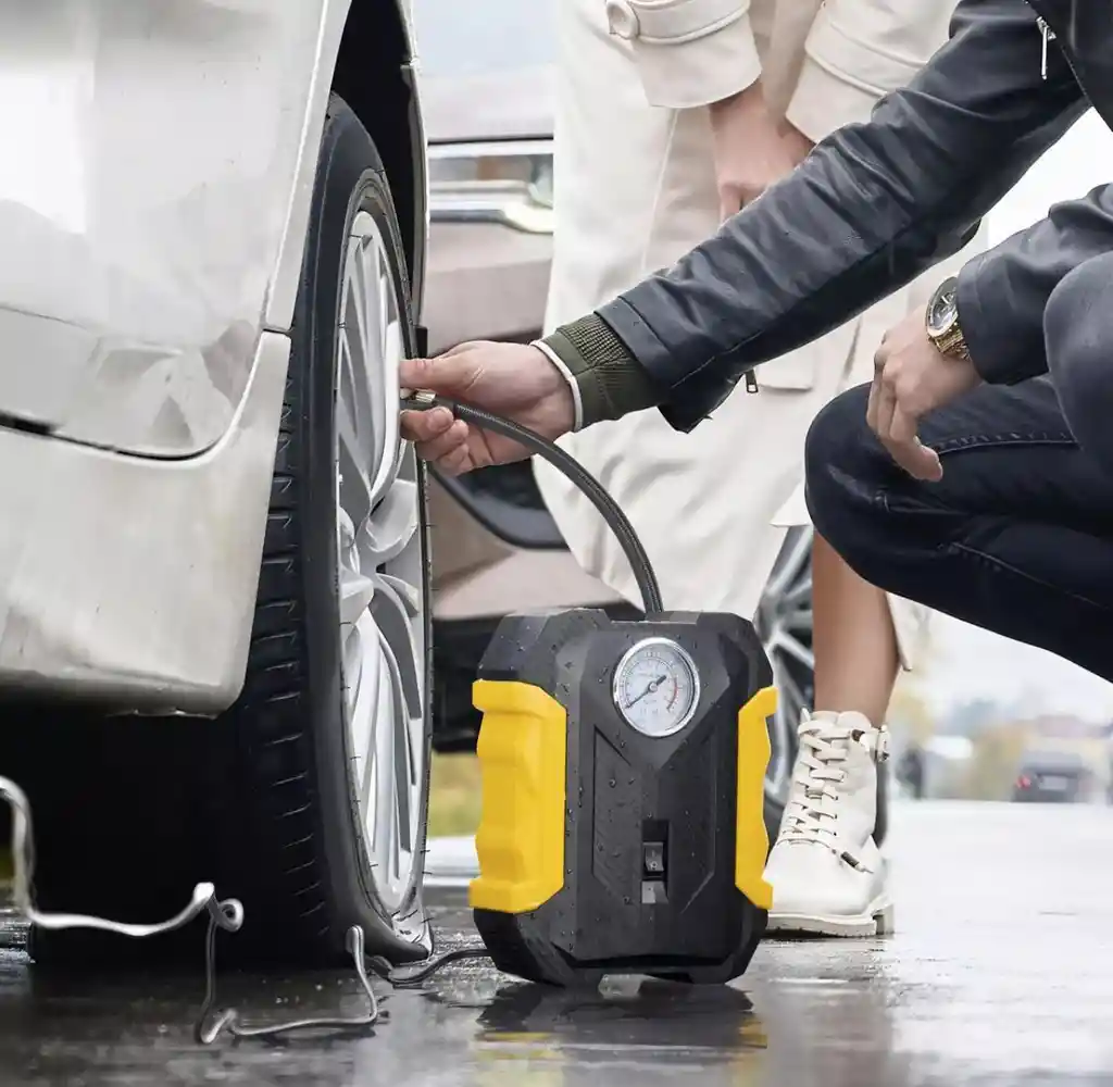 Mini Compresor Portátil Para Carro Moto Bicicleta Inflador