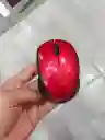 Mouse Inalámbrico Pequeño Genius Color Negro Con Rojo