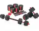Set Pesas 30kl Mancuerna Ajustables Octagonales