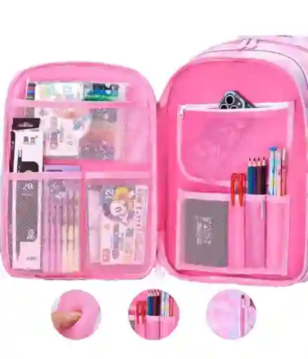 Morral Bolso Mochila Escolar Juvenil Niña Dama