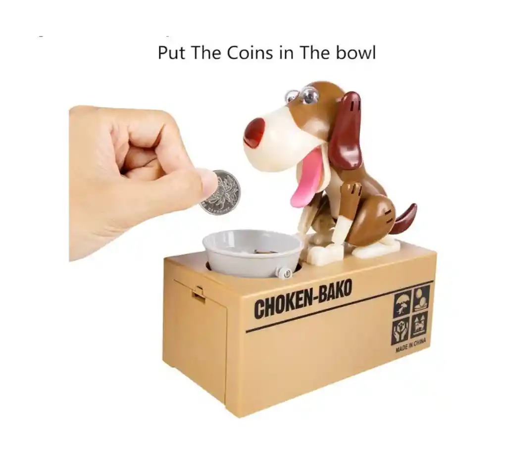 Alcancia Electronica Perro Roba Monedas Juguete Para Niños