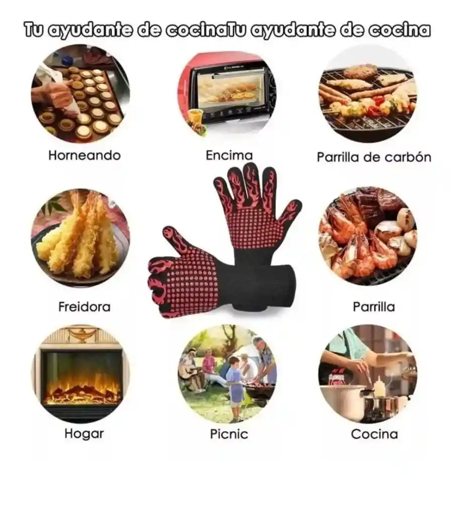 Guantes Resistentes Al Calor