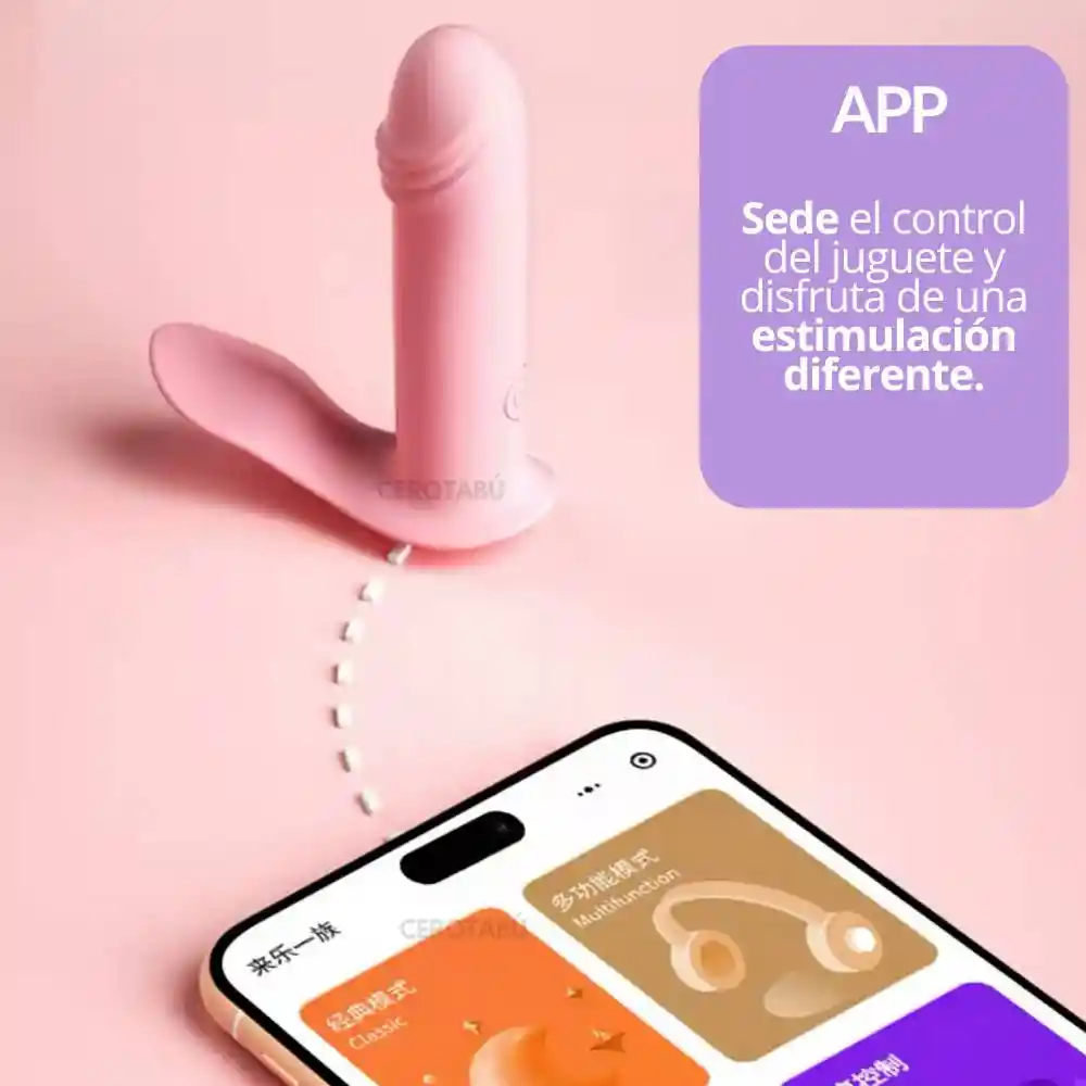 Candy App Vibrator - Control Bluetooth & 10 Modos