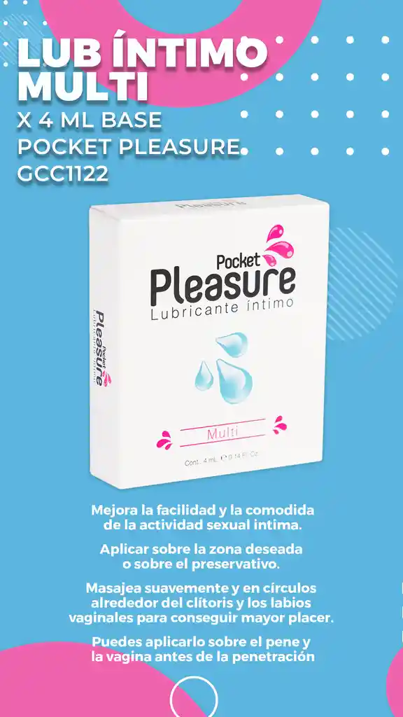Multiorgasmos Pocket Pleasure 4 Ml: ¡lleva Tu Placer Al Límite!