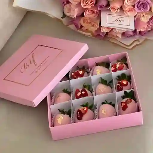 Rose Box X12 Fresas