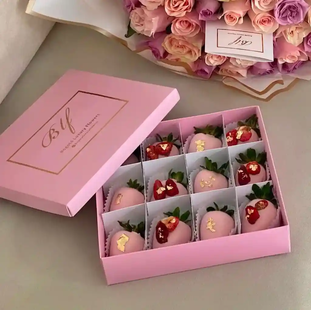 Rose Box X12 Fresas