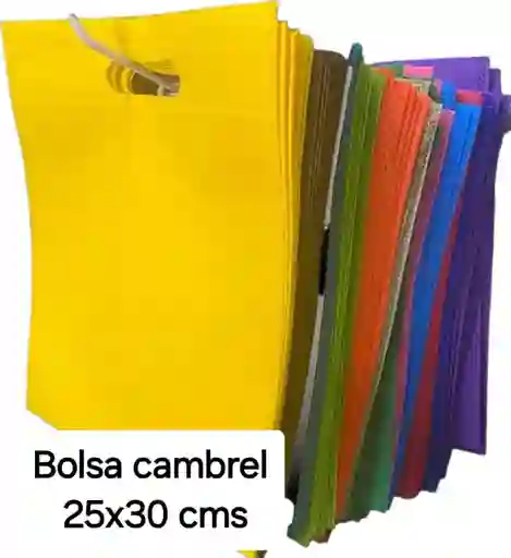Bolsas Cambrel 25x30 Cms X Und , Bolsas Ecológicas, Bolsas De Tela