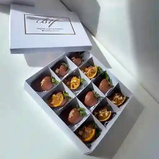 Caja X12 Fresas Orange Box