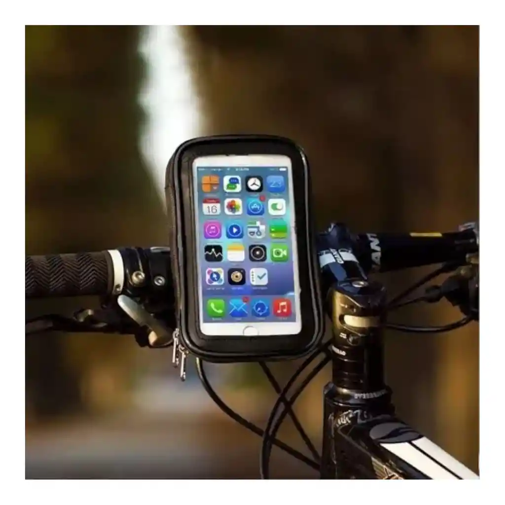 Soporte Porta Celular Moto/ Bicicleta Cremallera Zxc6.3