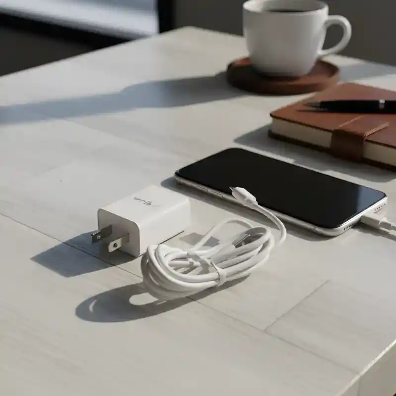 Cargador Weibo Completo Adaptador Y Cable V8 Blanco