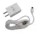 Cargador Weibo Completo Adaptador Y Cable V8 Blanco