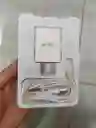Cargador Weibo Completo Adaptador Y Cable V8 Blanco