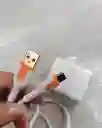 Cargador Naisu Completo Adaptador Y Cable Tipo C Blanco Rapi