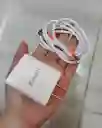 Cargador Naisu Completo Adaptador Y Cable Tipo C Blanco Rapi